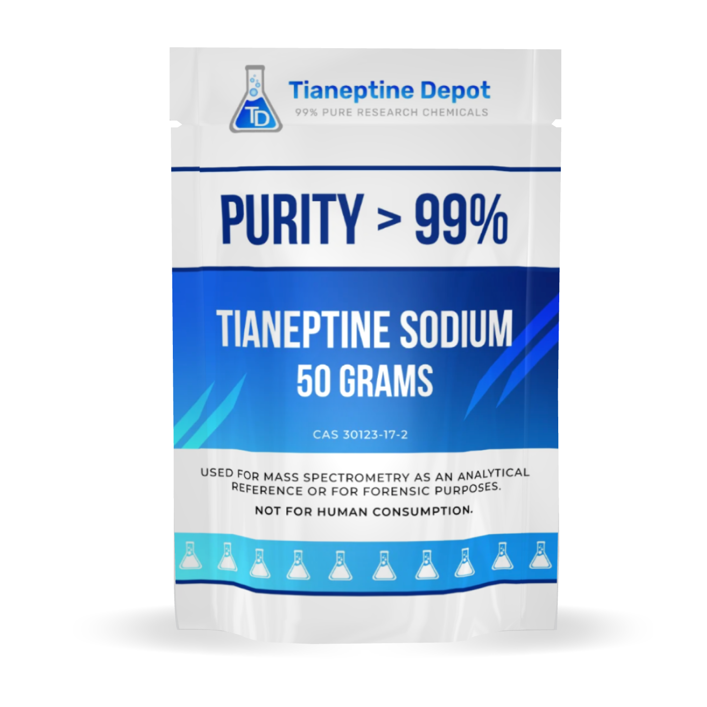 Tianeptine (Sodium) Powder 50 Grams