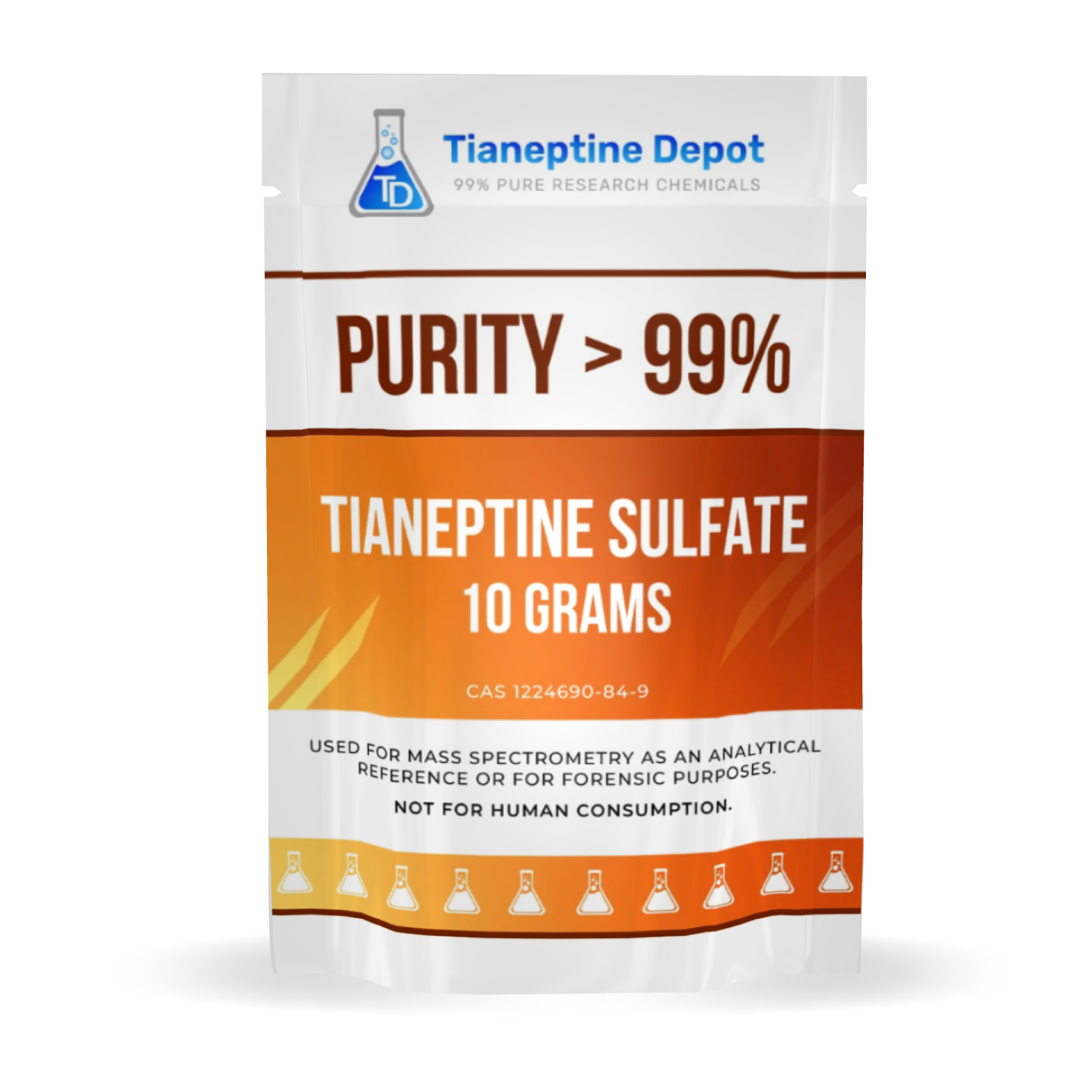 Tianeptine (Sulfate) Powder 10 Grams