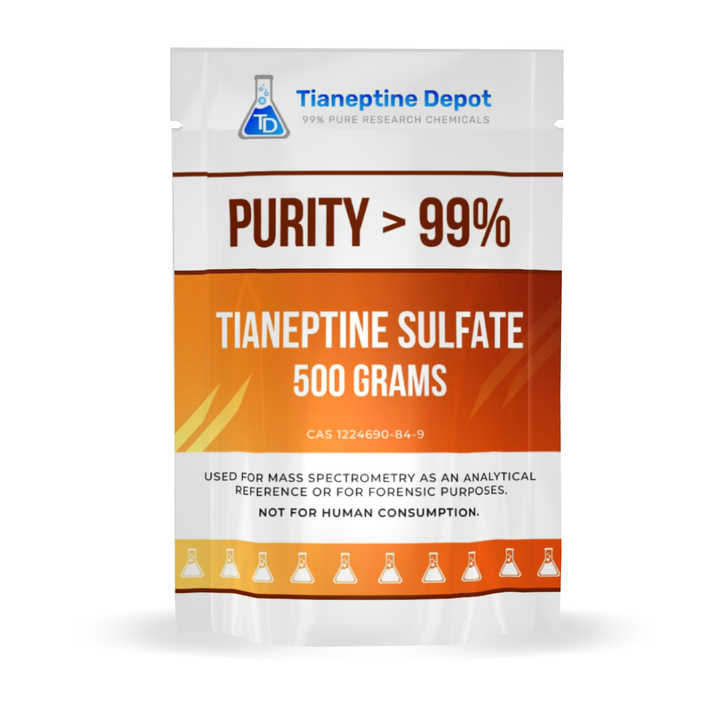 Tianeptine (Sulfate) Powder 500 Grams