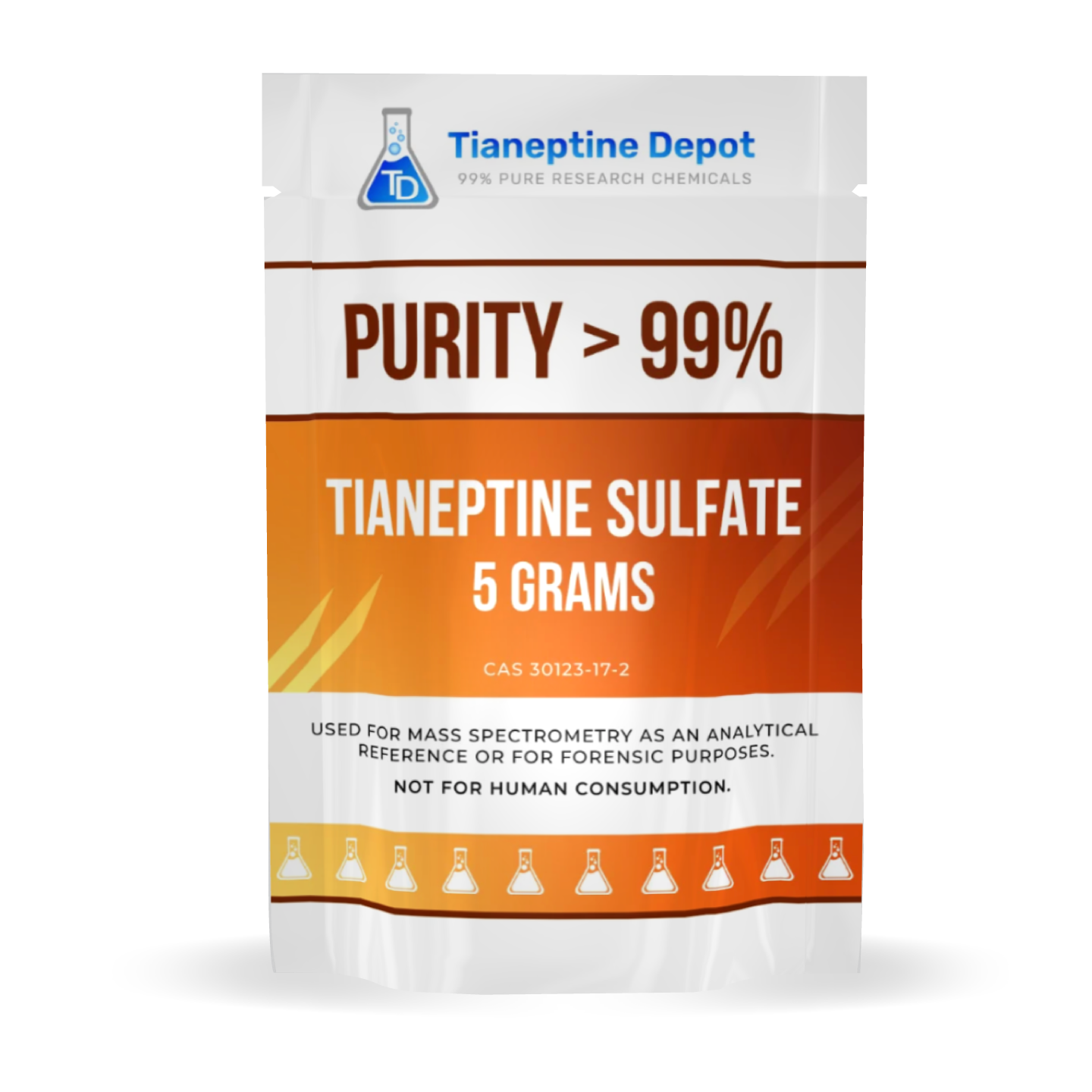 Tianeptine (Sulfate) Powder 5 Grams